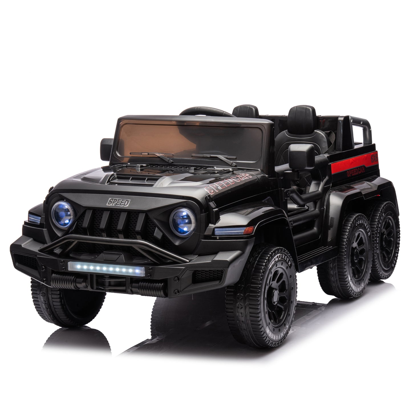 24V Ride On Car for Kids Battery Powered Ride On 4WD Toys with Remote Control,Parents Can Assist in Driving,Music and Lights - Free Shipping - Aurelia Clothing
