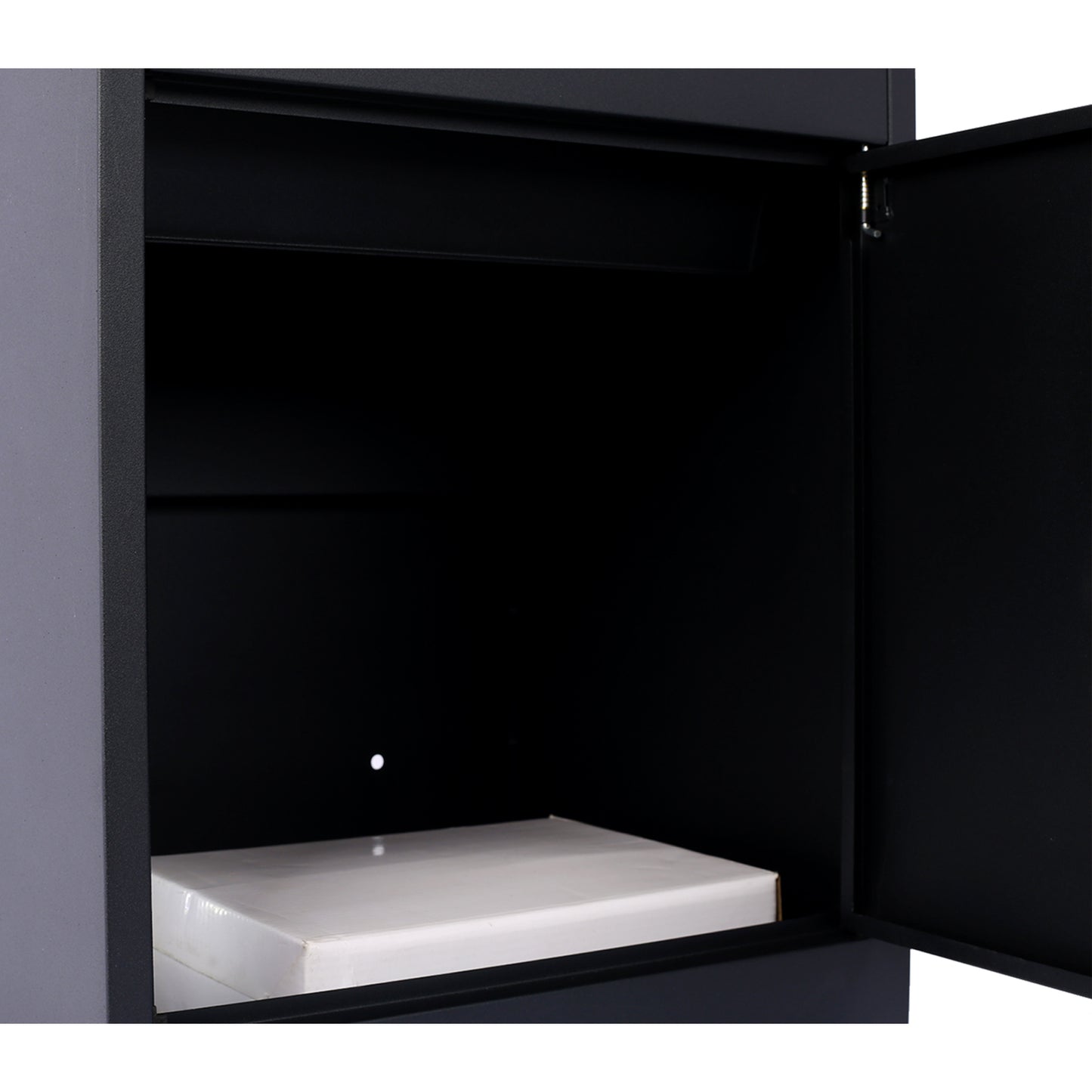 Package Delivery Boxes for Outside,Extra Large Mailbox,Galvanized Steel Parcel Mailbox,Wall Mounted Lockable Anti-Theft for Outdoor Porch,Curbside,black - Free Shipping - Aurelia Clothing