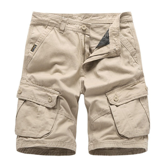 Mens Pants Summer Casual Pants Mens Capris Loose Cargo Pants Cotton Shorts Mens Large Sweatpants Pants - Free Shipping - Aurelia Clothing