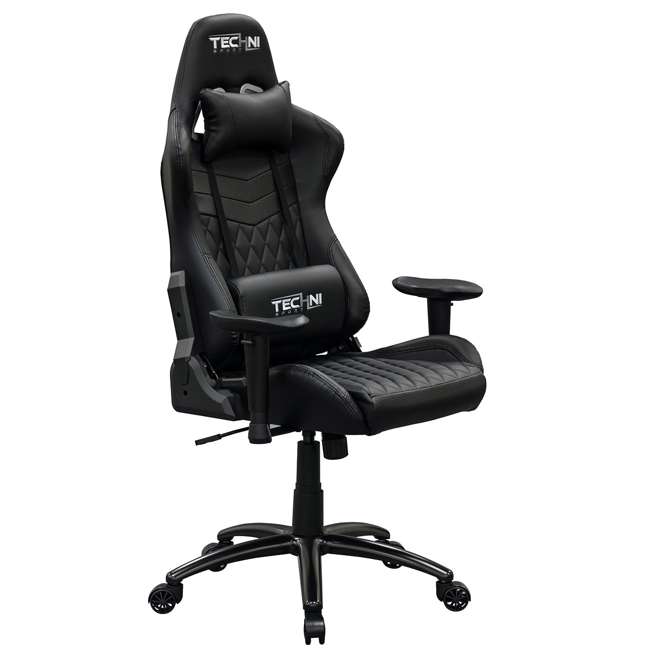 Techni Sport TS-5100 Ergonomic High Back Racer Style PC Gaming Chair, Black - Free Shipping - Aurelia Clothing