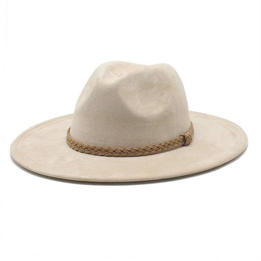 Western Cowboy Hat Sun Shade Sun Shield Hat Mens And Womens Suede Casual Versatile Knight Hat - Free Shipping - Aurelia Clothing