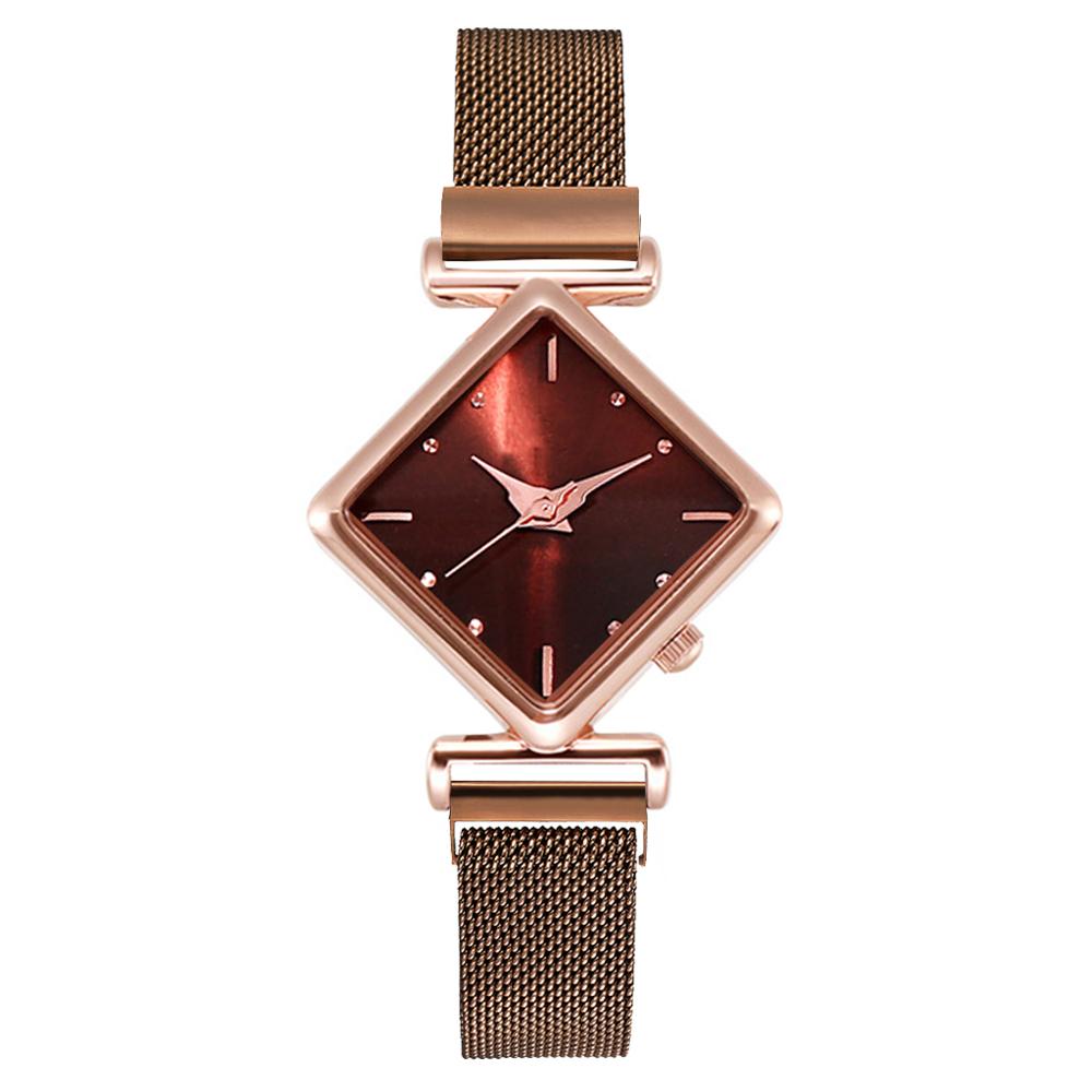 Women Square Watch Luxury Ladies Quartz Magnet Buckle Gradient Color Watches Relogio Feminino For Gift Clock - Free Shipping - Aurelia Clothing