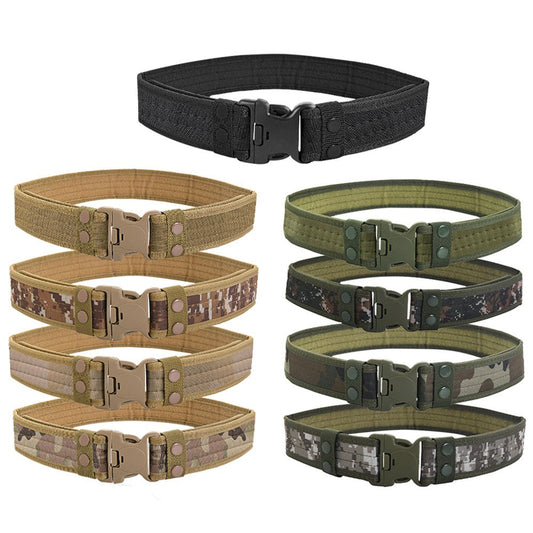 5.0 Oxford Cloth Tactical Belt Velcro Wrapped Outdoor Canvas Belt - Free Shipping - Aurelia Clothing
