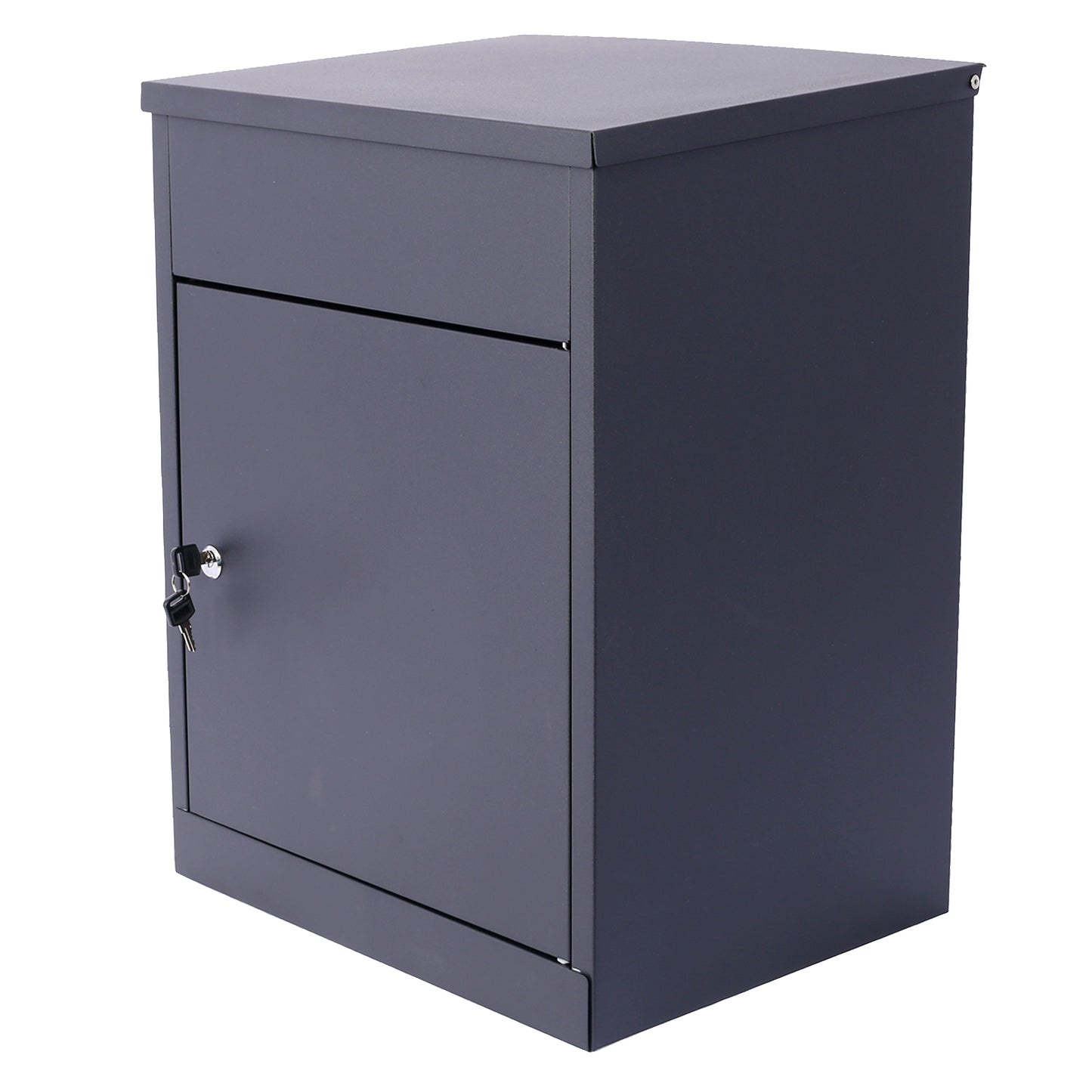 Package Delivery Boxes for Outside,Extra Large Mailbox,Galvanized Steel Parcel Mailbox,Wall Mounted Lockable Anti-Theft for Outdoor Porch,Curbside,black - Free Shipping - Aurelia Clothing