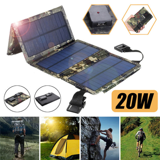 20W Solar Foldable Bag 8W 5V Usb Outdoor Mobile Phone Portable Solar Charger Charging Board - Free Shipping - Aurelia Clothing