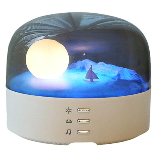 LED Warm Light Table Moon Lamp Decorative Table Light for Reading Room Bedside Living Room Night Light Bluetooth Speaker Lamp - Free Shipping - Aurelia Clothing