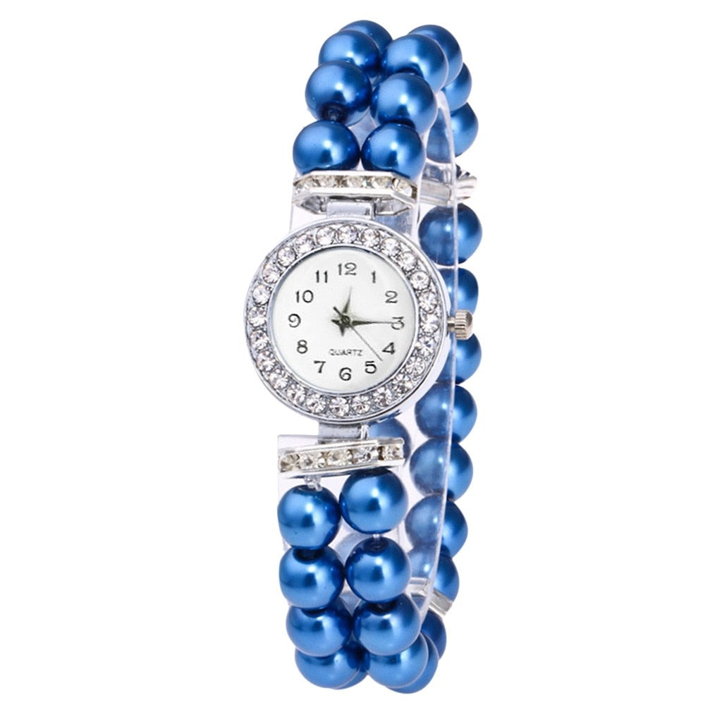 Crystal Watch Women Watch Pearl-Free Shipping - Aurelia Clothing