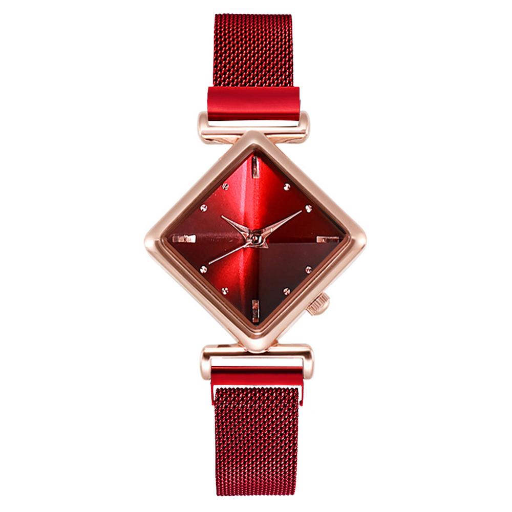 Women Square Watch Luxury Ladies Quartz Magnet Buckle Gradient Color Watches Relogio Feminino For Gift Clock - Free Shipping - Aurelia Clothing