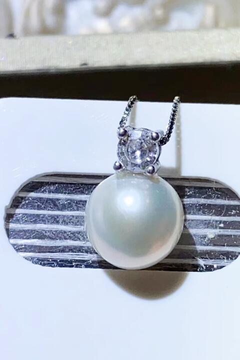 Freshwater Pearl 925 Sterling Silver Necklace - Aurelia Clothing