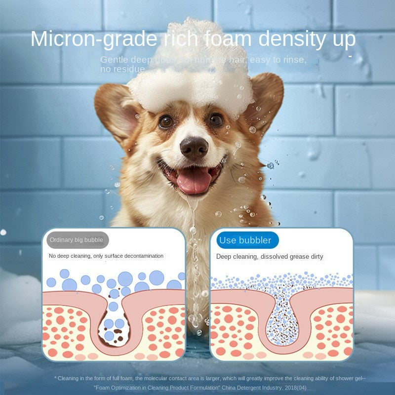 Giraffe Panda Bubble Machine Dog Cat Shower Bath Bubble Maker Full Effect Shower Gel Funny Pet One Click USB Automatic Foaming - Free Shipping - Aurelia Clothing