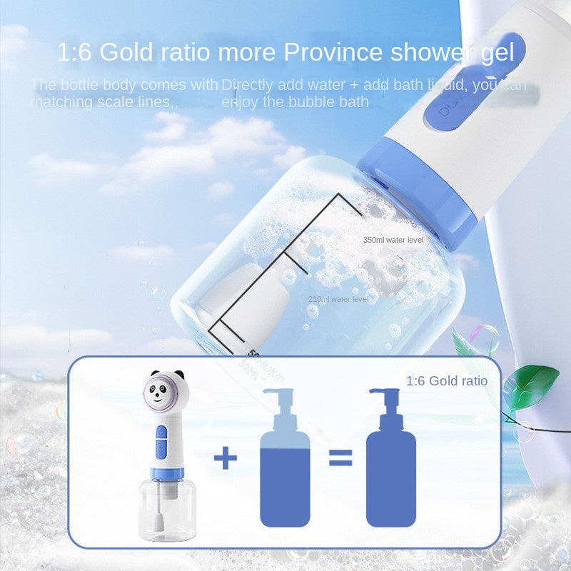 Giraffe Panda Bubble Machine Dog Cat Shower Bath Bubble Maker Full Effect Shower Gel Funny Pet One Click USB Automatic Foaming - Free Shipping - Aurelia Clothing