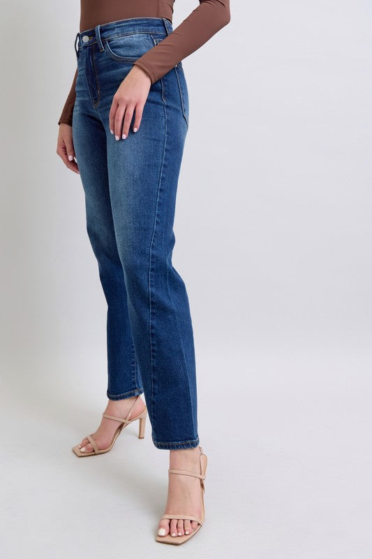 Judy Blue Full Size Side Seam Detail Straight Jeans with Pockets - Aurelia Clothing