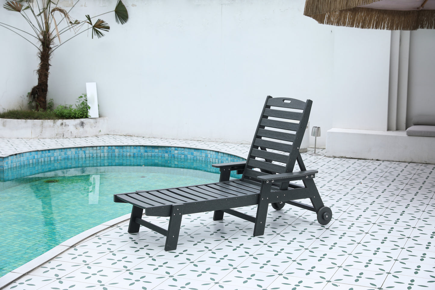 Lounge Chair Outdoor with Wood Texture-Free Shipping - Aurelia Clothing