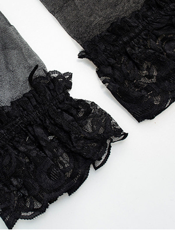 New sexy lingerie garter belt three-piece uniform set - Free Shipping - Aurelia Clothing
