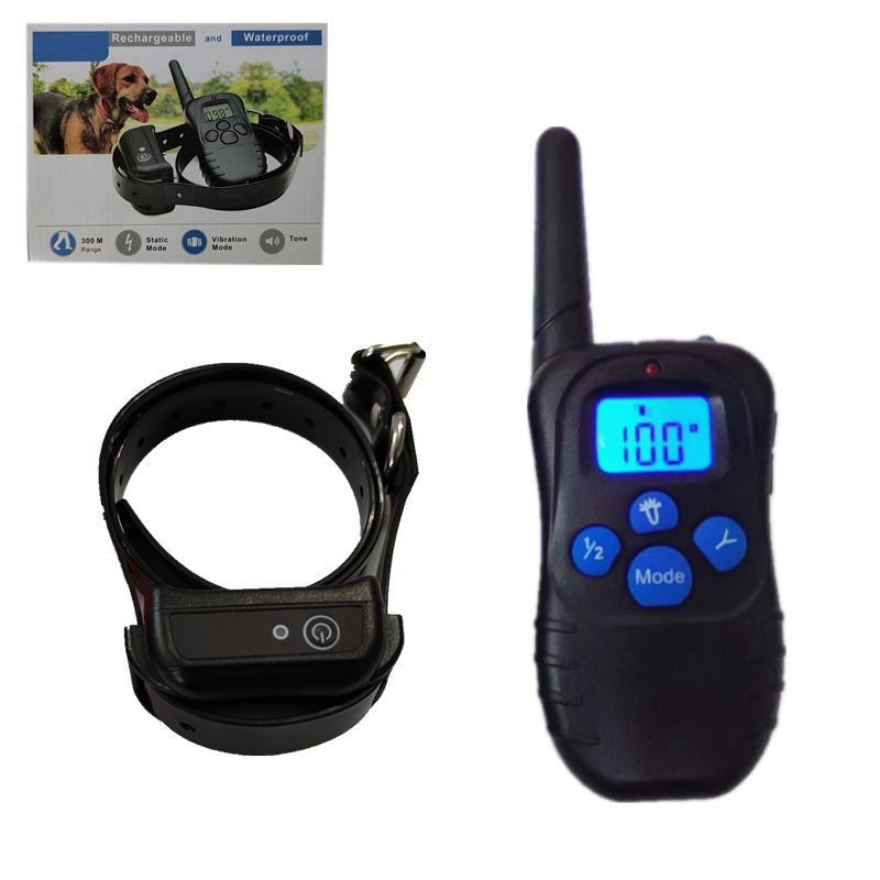 Pet Training Collar Anti Barking Device Waterproof Rechargeable Electric Shock Dog Training Collar With Remote Control - Free Shipping - Aurelia Clothing