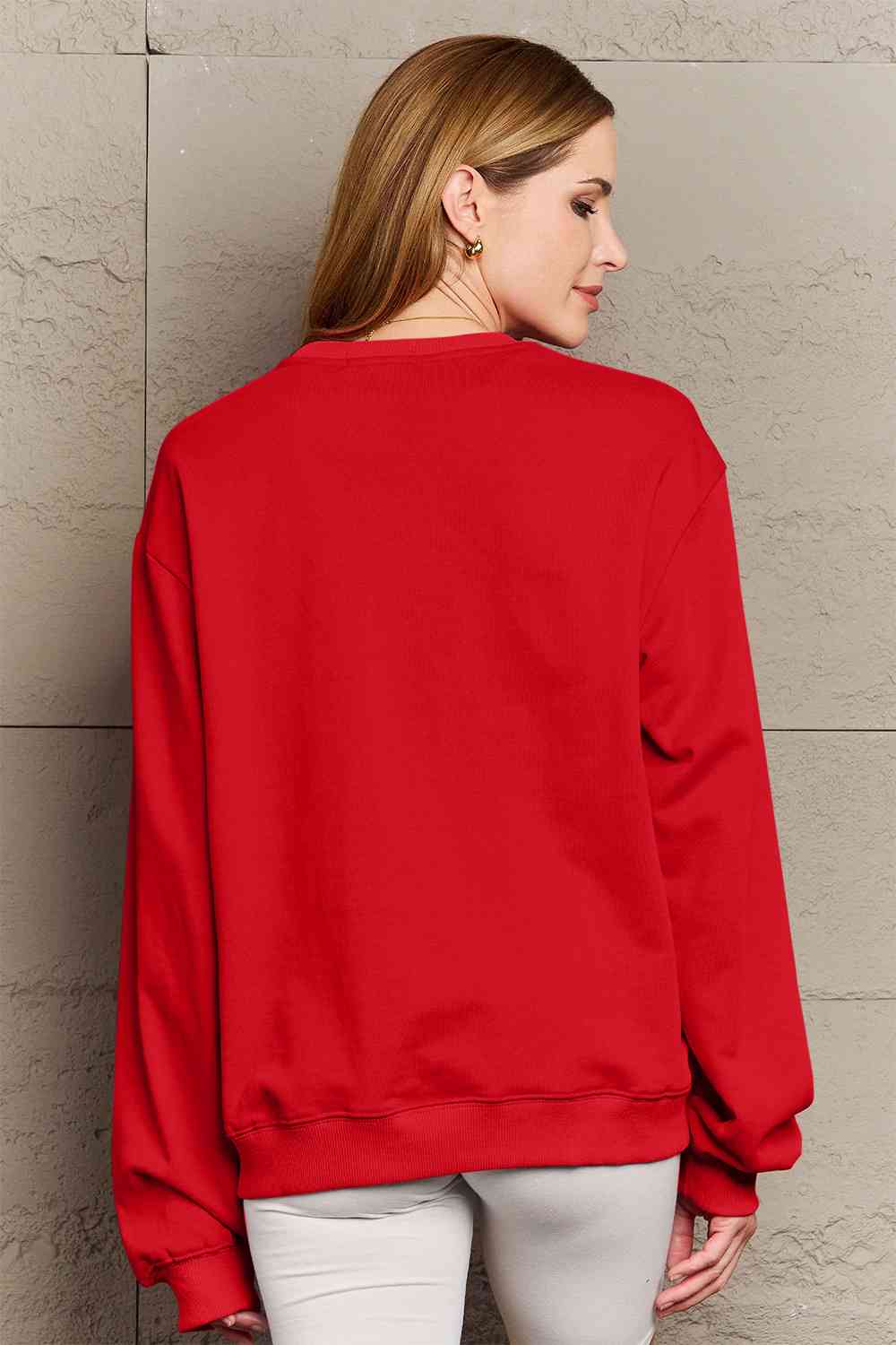 Simply Love Full Size Graphic Round Neck Sweatshirt - Aurelia Clothing