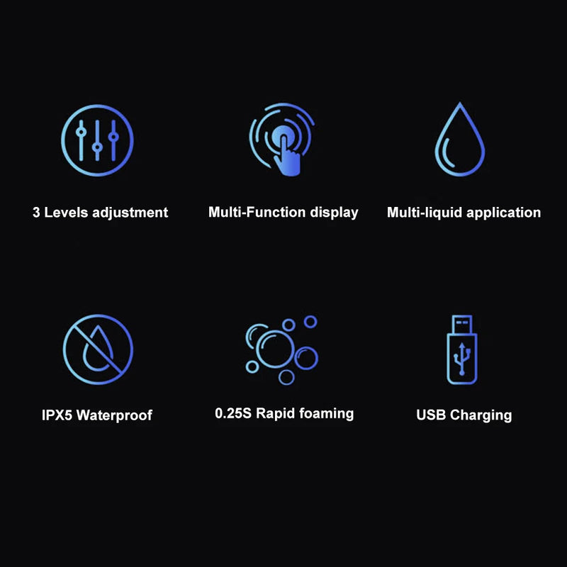Soap Dispenser Touchless Automatic USB Liquid Foam Machine Wall-mounted Infrared Induction Hand Washer Sanitizer Tool - Free Shipping - Aurelia Clothing