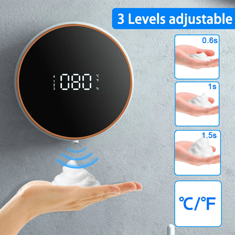 Soap Dispenser Touchless Automatic USB Liquid Foam Machine Wall-mounted Infrared Induction Hand Washer Sanitizer Tool - Free Shipping - Aurelia Clothing
