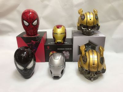 Transformers Bumblebee Helmet Wireless Bluetooth 5.0 Speaker With Fm Radio Support Usb Mp3 TF for Kids - Free Shipping - Aurelia Clothing