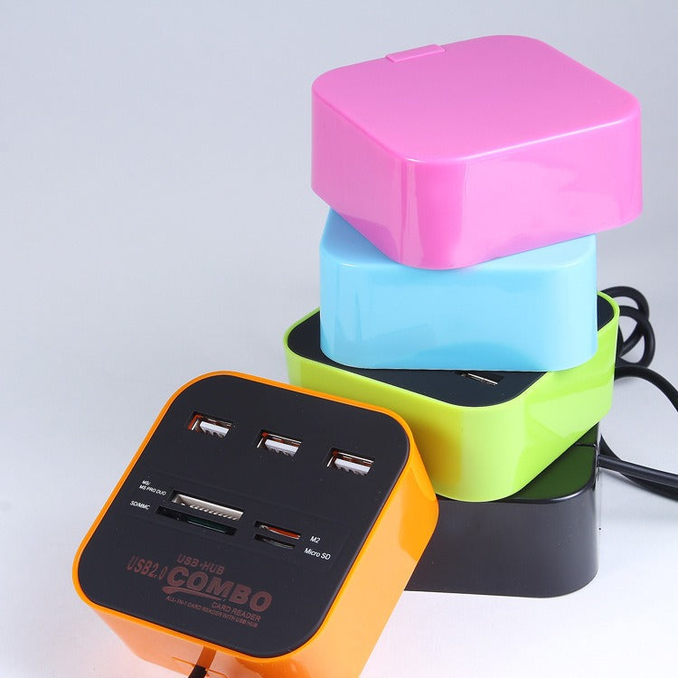 USB HUB Combo All In One USB 2.0 Micro SD High Speed Card Reader 3 Ports Adapter Connector For Tablet PC Computer Laptop - Free Shipping - Aurelia Clothing