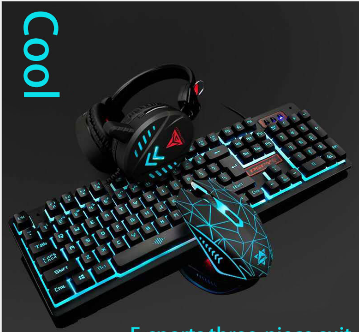 VX7 Waterproof LED Keyboard Mouse Headset Gaming set - Free Shipping - Aurelia Clothing