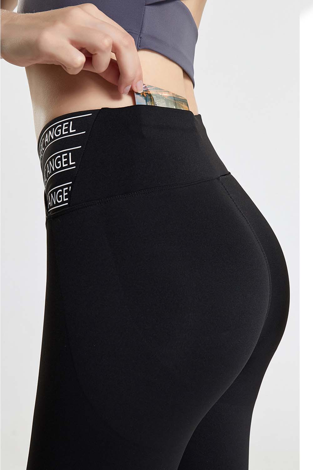 Wide Waistband Sports Pants - Aurelia Clothing