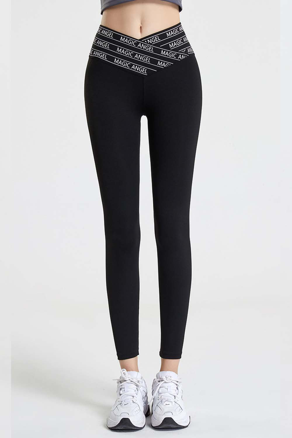 Wide Waistband Sports Pants - Aurelia Clothing