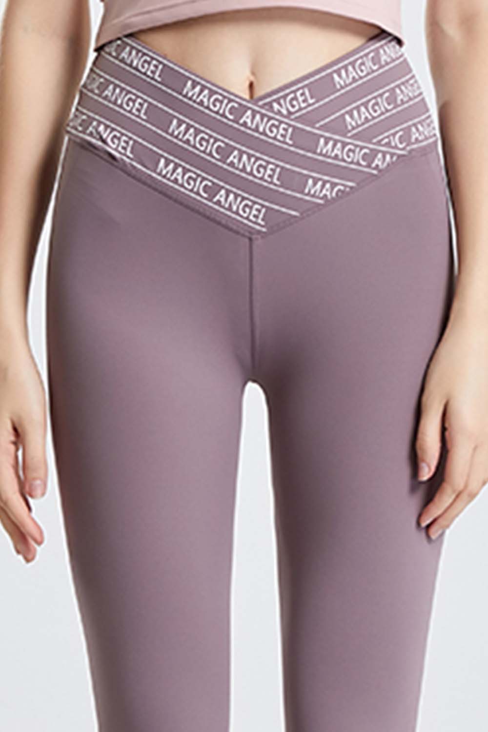 Wide Waistband Sports Pants - Aurelia Clothing