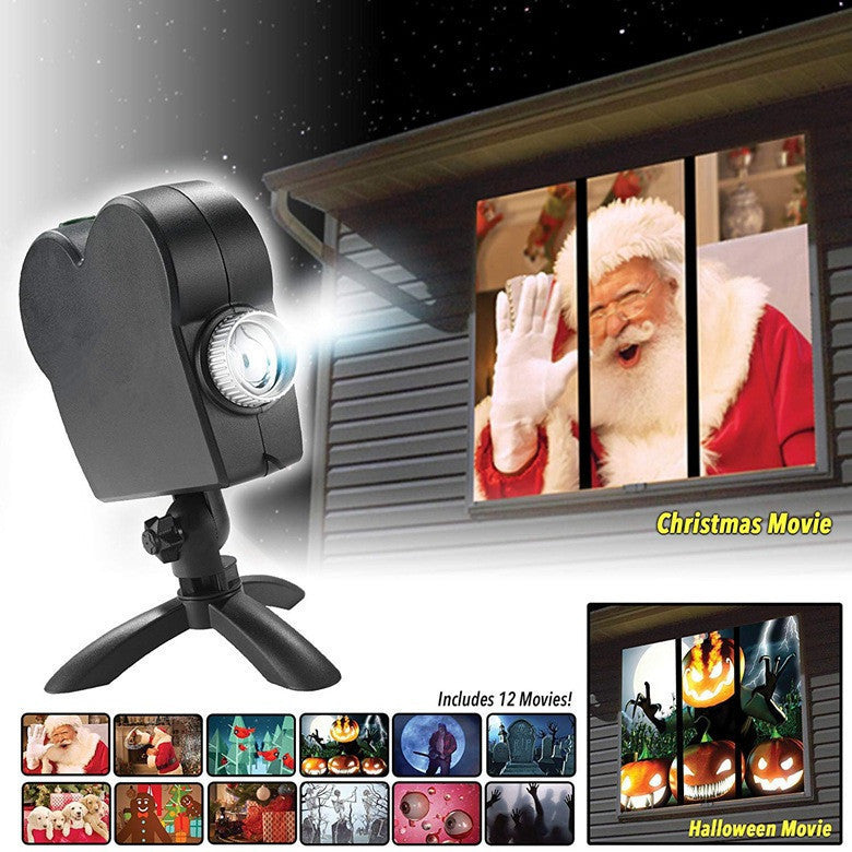 Window Projector Wonderland Christmas Projector TV Halloween Projector - Free Shipping - Aurelia Clothing