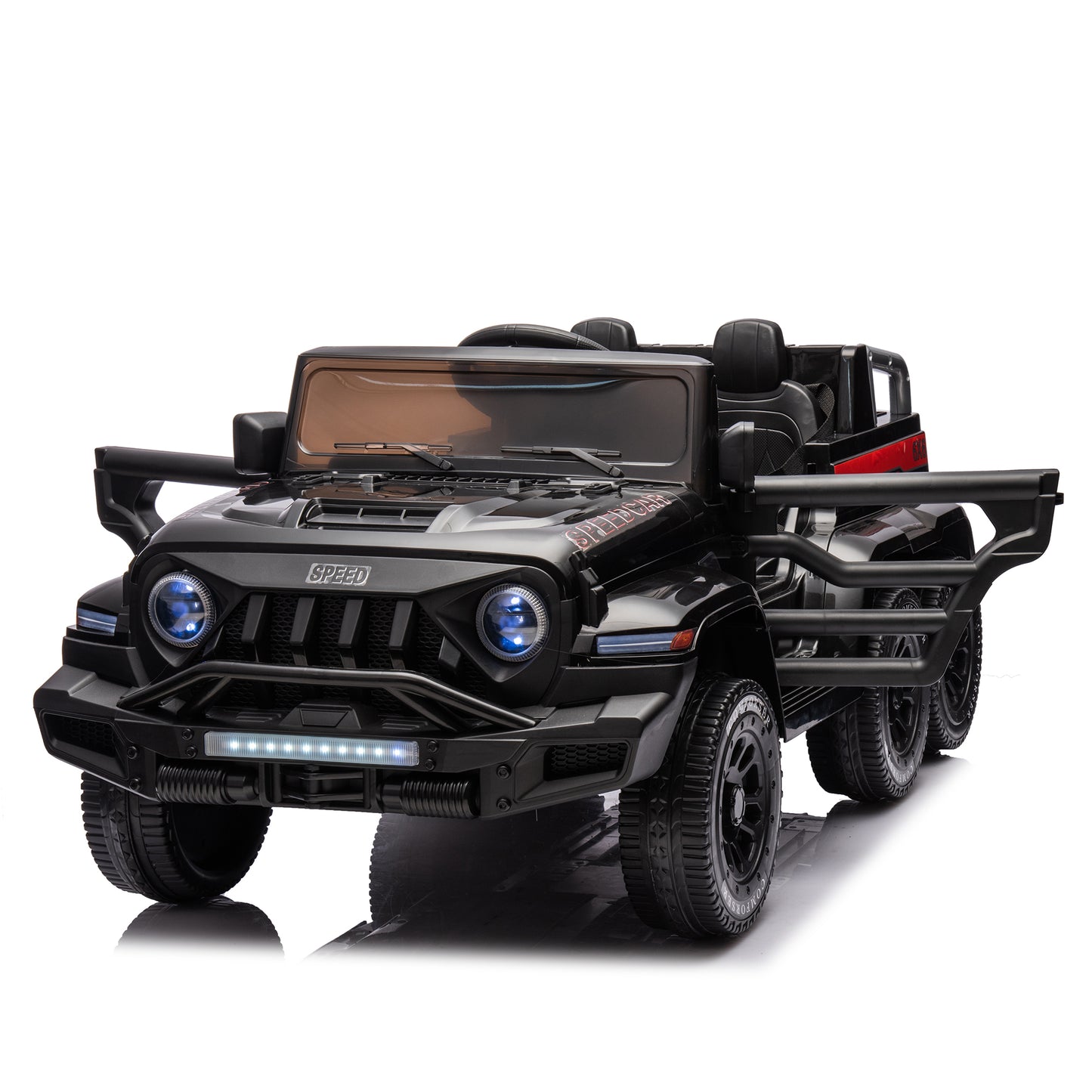 24V Ride On Car for Kids Battery Powered Ride On 4WD Toys with Remote Control,Parents Can Assist in Driving,Music and Lights - Free Shipping - Aurelia Clothing