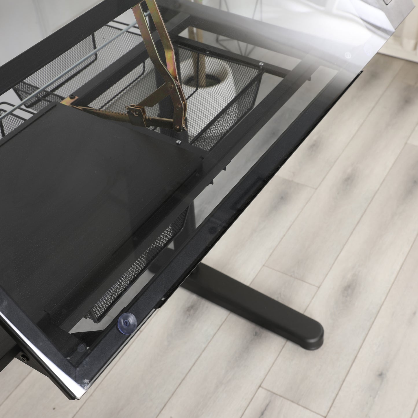 drafting table drawing desk with 2 metal drawers-Free Shipping - Aurelia Clothing