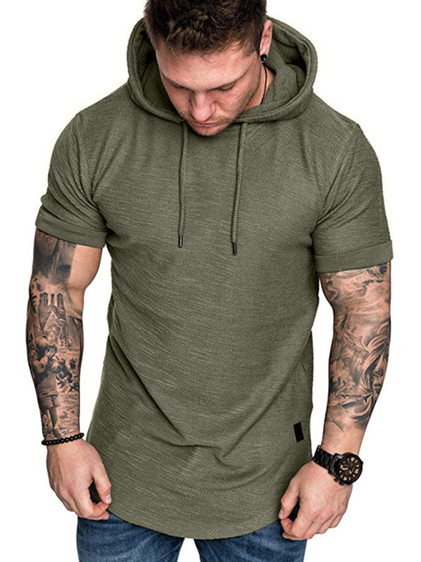 T-shirt sports casual sweater men's hoodie - Free Shipping