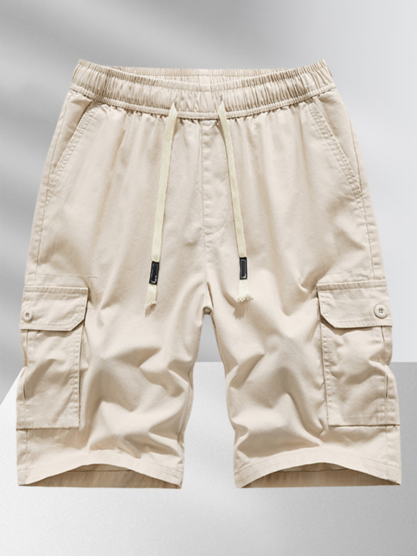 Men's Large Size Cotton Casual Pants Workwear Shorts - Free Shipping