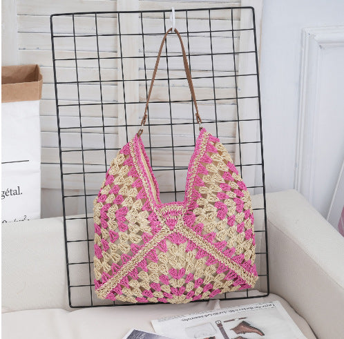 straw woven bag woven belt armpit bag - Free Shipping - Aurelia Clothing