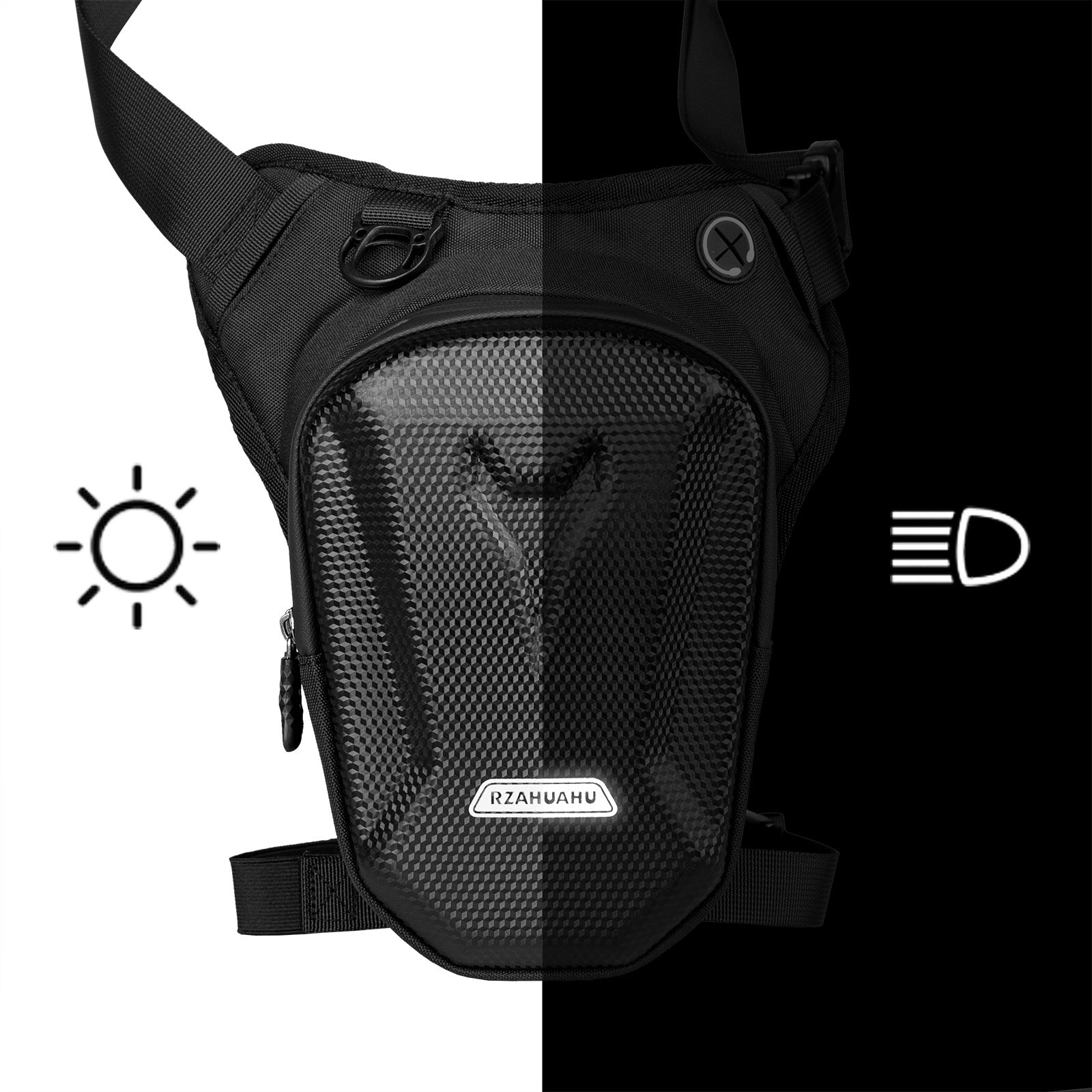 Rider Motorcycle Leg Bag Riding Bag Motorcycle Messenger Bag Men's Waist Bag Delivery Cross Bag Riding Backpack Waterproof - Free Shipping - Aurelia Clothing