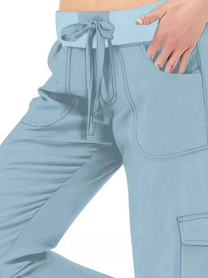 Active Pants with Drawstring Waist-Free Shipping
