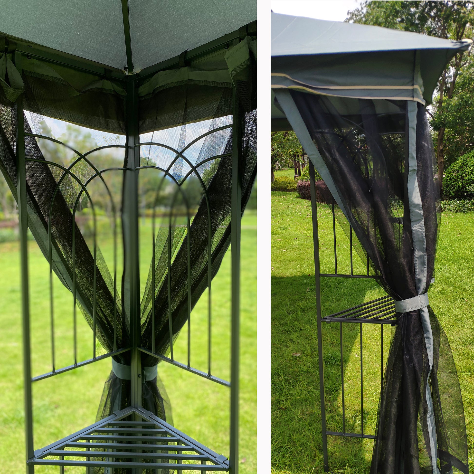 10 x 10 ft Patio Gazebo Tent - Free Shipping - Aurelia Clothing