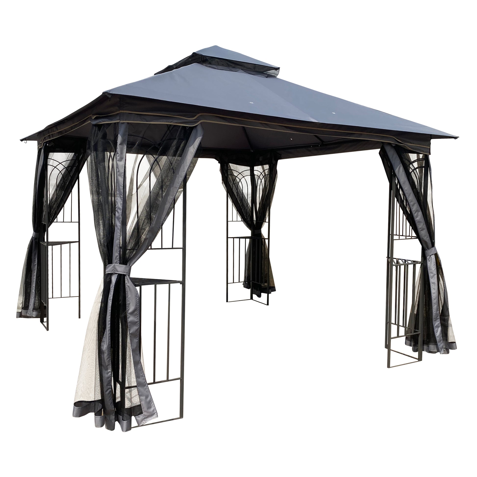 10 x 10 ft Patio Gazebo Tent - Free Shipping - Aurelia Clothing