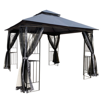 10 x 10 ft Patio Gazebo Tent - Free Shipping - Aurelia Clothing