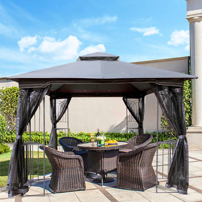 10 x 10 ft Patio Gazebo Tent - Free Shipping - Aurelia Clothing