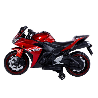 12V Motorcycle with Training Wheels  Free Shipping - Aurelia Clothing