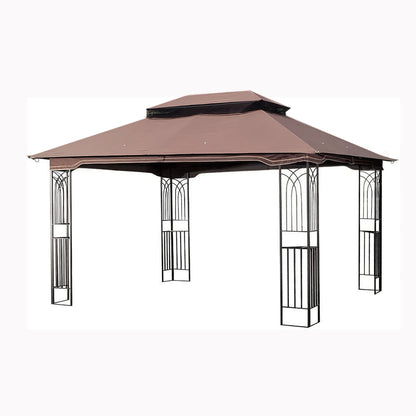 13x10 Outdoor Patio Gazebo Canopy Tent With Ventilated Double Roof And Mosquito net - Free Shipping - Aurelia Clothing