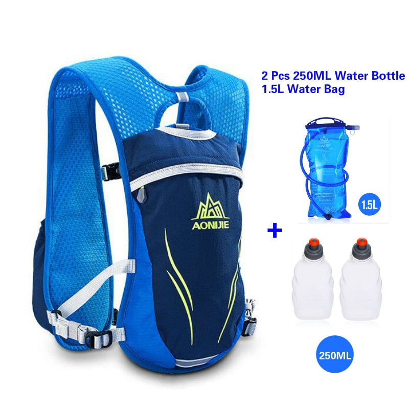 AONIJIE Running Marathon Hydration Nylon 5.5L Outdoor Running Bags Hiking Backpack - Free Shipping