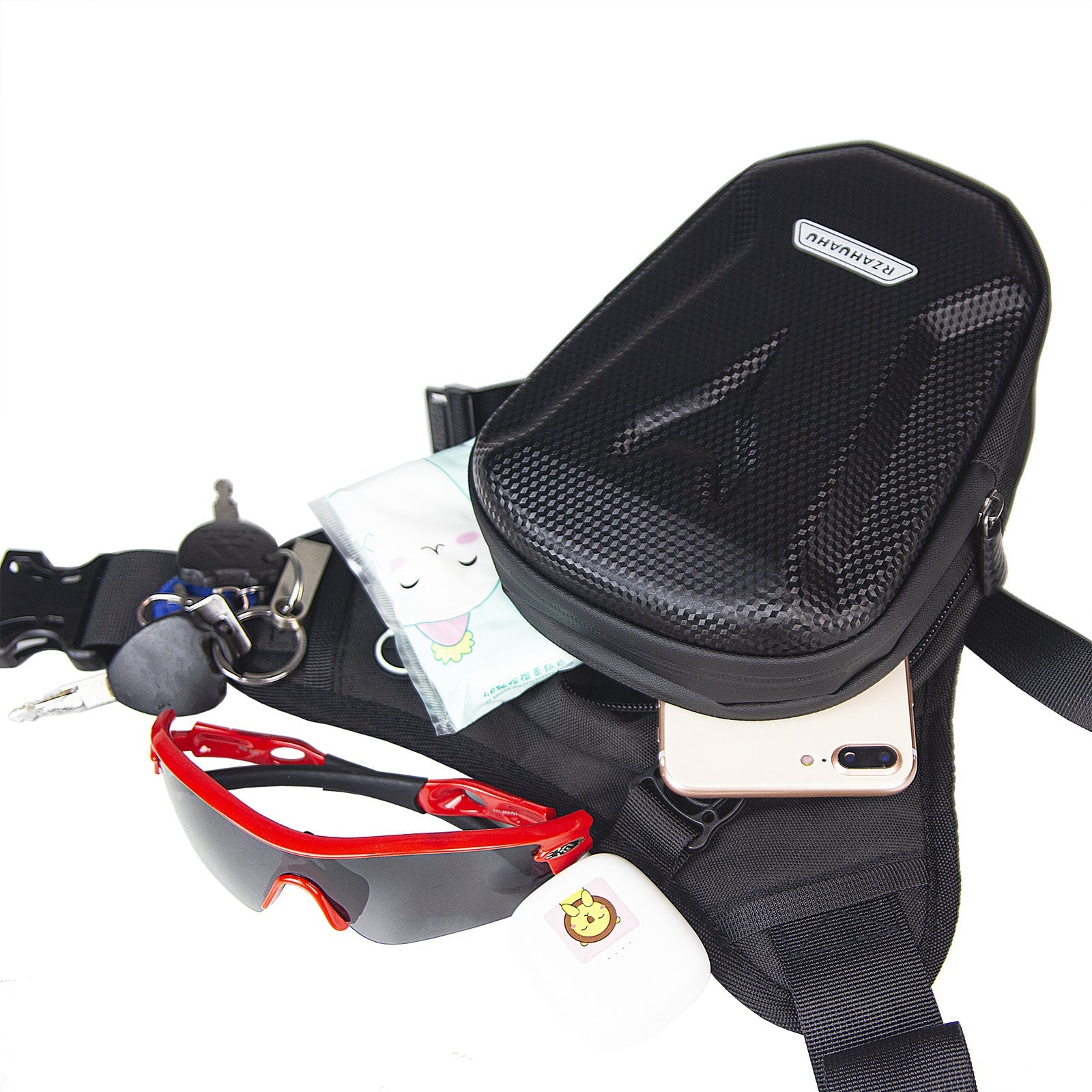 Rider Motorcycle Leg Bag Riding Bag Motorcycle Messenger Bag Men's Waist Bag Delivery Cross Bag Riding Backpack Waterproof - Free Shipping - Aurelia Clothing