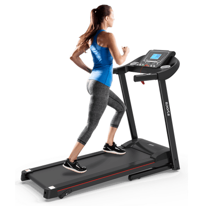 Fitshow App Home Foldable Treadmill with Incline, Folding Treadmill for Home Workout, Electric Walking Running Treadmill Machine 5" LCD Screen 250 LB Capacity Bluetooth Music - Free Shipping - Aurelia Clothing