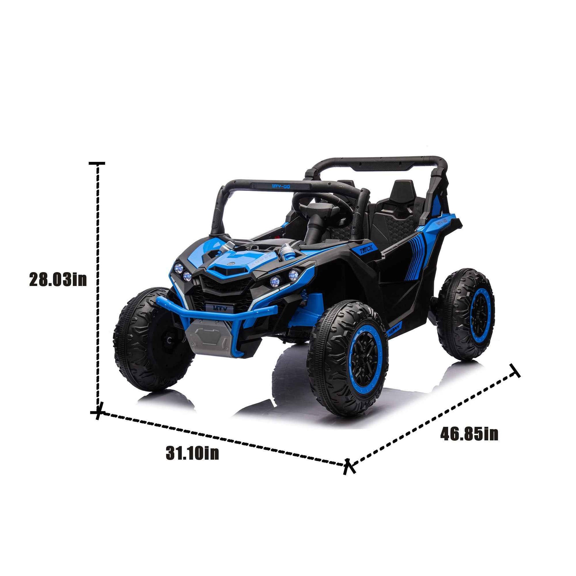 24V Two-Seater Kids Ride On UTV-Free Shipping - Aurelia Clothing