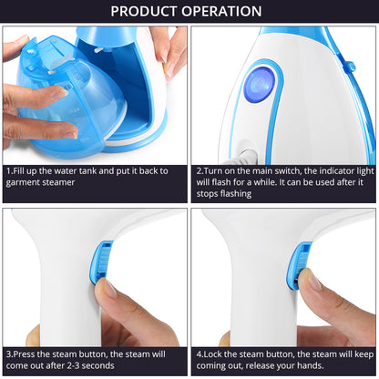 280ml Handheld Fabric Steamer 15 Seconds Fast-Heat 1500W Powerful Garment Steamer for Home Travelling Portable Steam Iron - Free Shipping - Aurelia Clothing