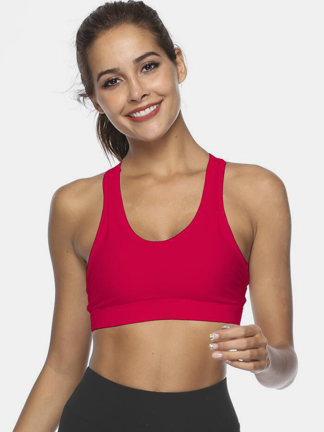 Cutout Scoop Neck Active Tank - Free Shipping - Aurelia Clothing