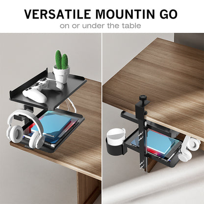 3 - Tier Multifunctional Desk Side Storage Rack - Organize Your Workspace Effortlessly - Free Shipping - Aurelia Clothing