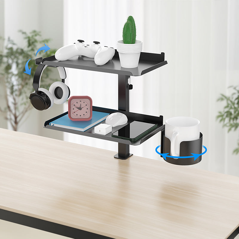 3 - Tier Multifunctional Desk Side Storage Rack - Organize Your Workspace Effortlessly - Free Shipping - Aurelia Clothing